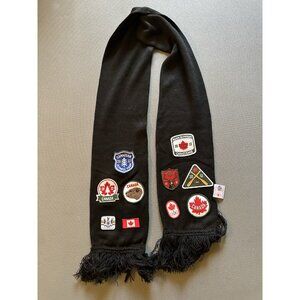 Hudson Bay Canada Olympics 2012 Black Scarf NWOT